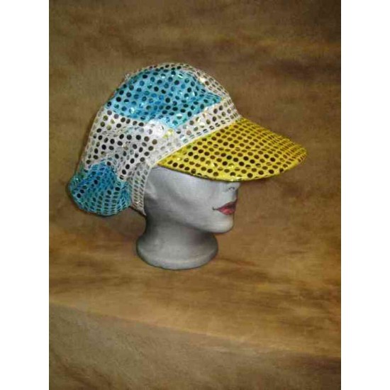 Casquette disco brillante