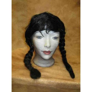 Perruque Tresses noires
