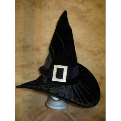 Chapeau Sorcière noire boucle