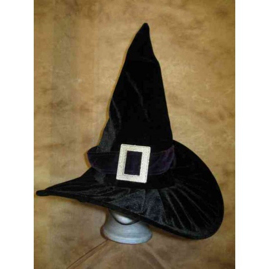 Chapeau Sorcière noire boucle