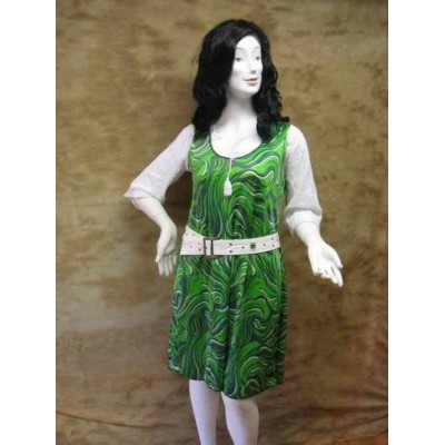 Hippie robe verte