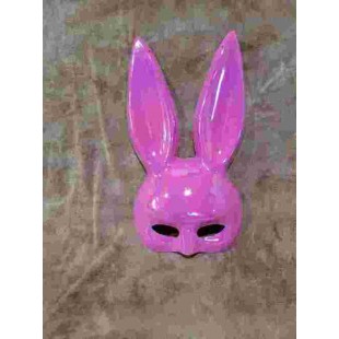 Masque lapin rose