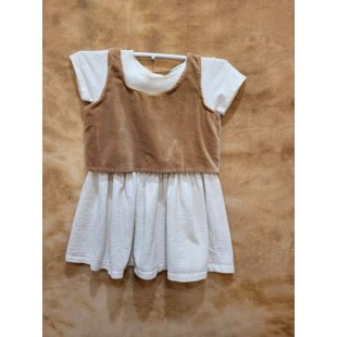 Paysanne robe en lin