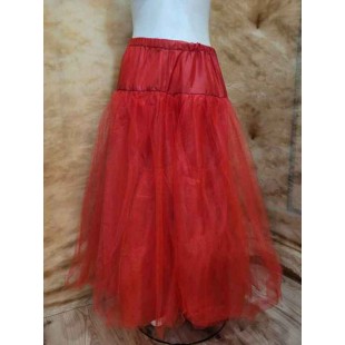Crinoline rouge (tulle)