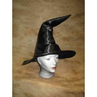 Chapeau Sorcière satin noir
