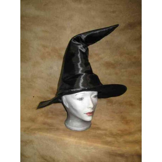 Chapeau Sorcière satin noir