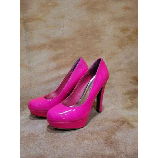 Soulier talon haut rose