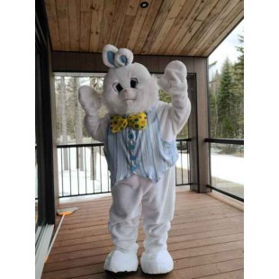 Lapin bleu - mascotte