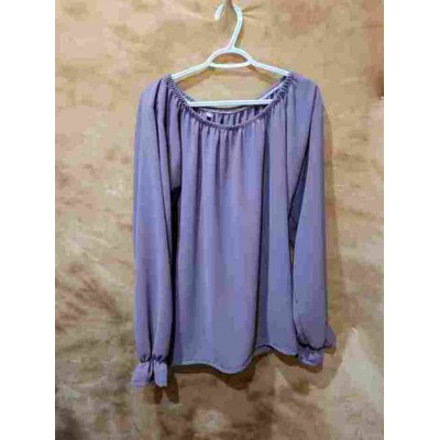 Blouse mauve (style Nouvelle-France)