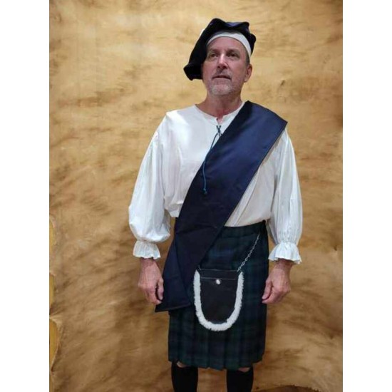 Kilt écossais  marine