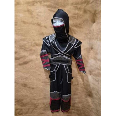 Ninja argenté rouge