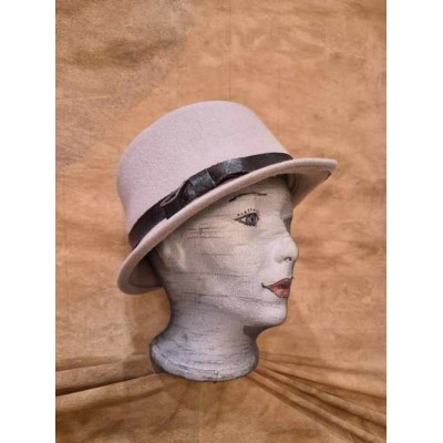 Chapeau feutre gris