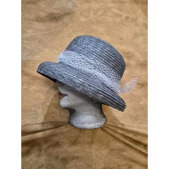 Chapeau Charleston gris