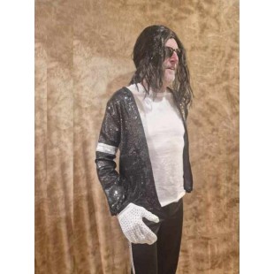 Mickaël Jackson-Black and white