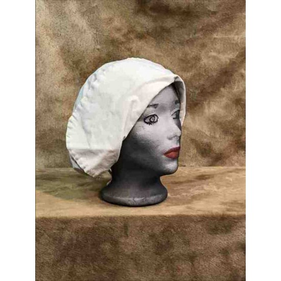 Bonnet crème grand panneau