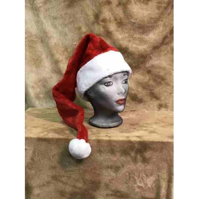 Tuque Noël rouge longue