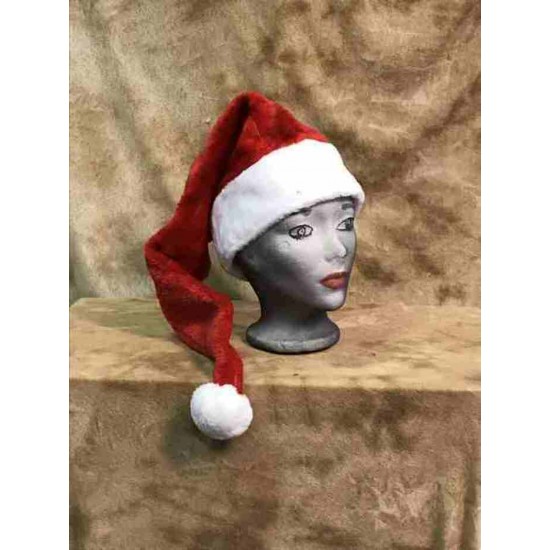 Tuque Noël rouge longue