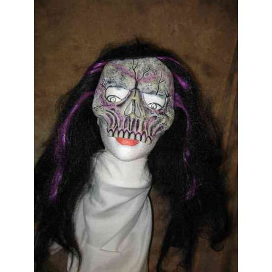 Masque Squelette mauve