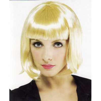 Perruque au carré blonde
