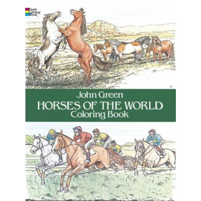 Livre à Colorier : Chevaux du Monde