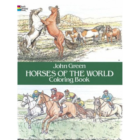 Livre à Colorier : Chevaux du Monde