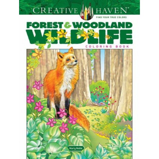 Livre à Colorier : Creative Haven - Animaux de la Forêt