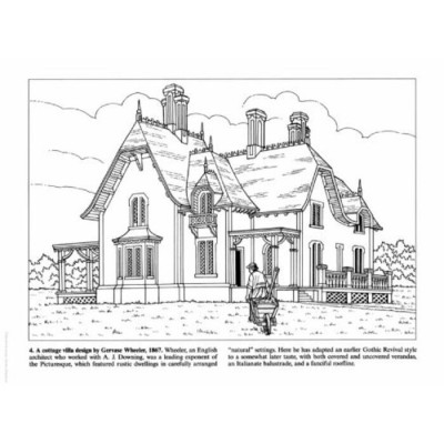 Livre à Colorier : Maisons Victoriennes