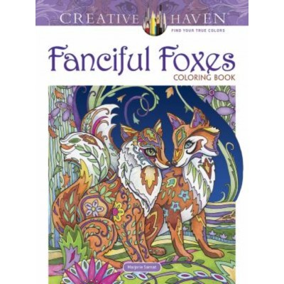 Livre à Colorier : Creative Haven - Renards...