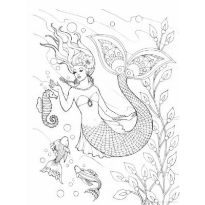 Livre à Colorier : Creative Haven - Sirènes
