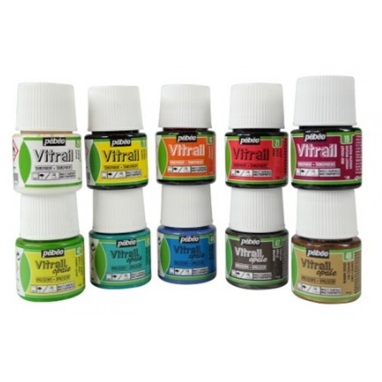 Peinture Vitrail de Pébéo - 45ml (Option de Couleur)