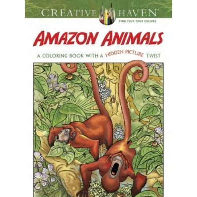 Livre à Colorier : Creative Haven - Animaux de...