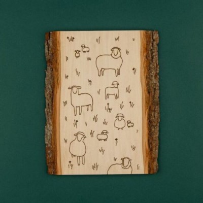 Planche de Bois Rustique pour Projet Créatif - 8x11x0.75''\1