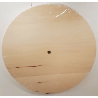 Plaque Ronde en Bois pour Horloge 10''
