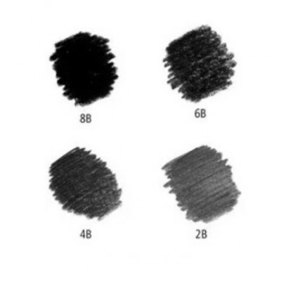 Crayons Graphite Mars Lumograph Black (2B à 8B)\6