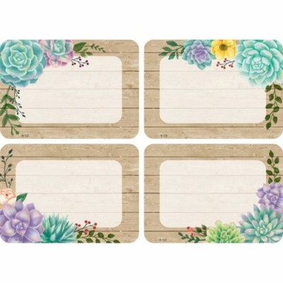 Étiquettes de Nom Autocollantes : Rustic...