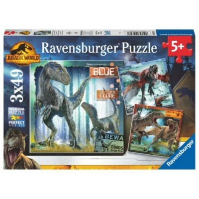 Casse-Tête / 3 x 49 mcx : Jurassic World - T-Rex...