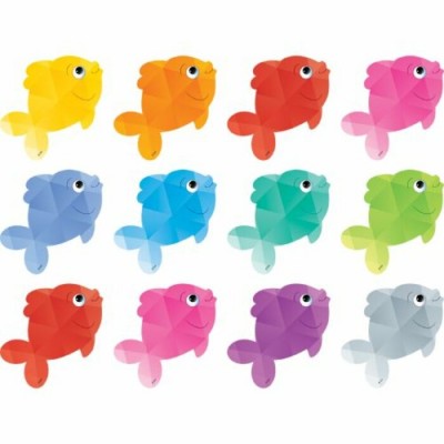 Décoration 8 cm : Poissons Colorés/36