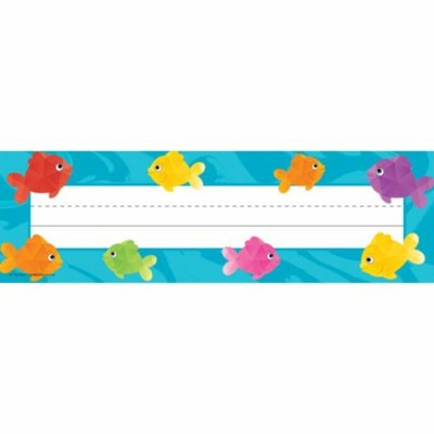 Cartes de Nom : Poissons Colorés/36