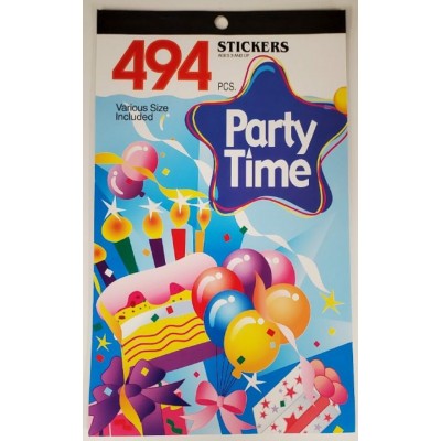 Autocollants : Party Time\494