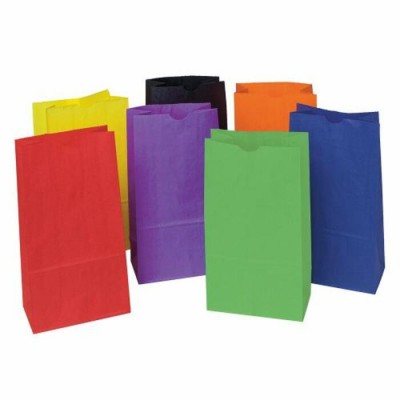 Sacs en Papier pour Bricolage - Assortis (15x6.6x20cm)\28 pièces