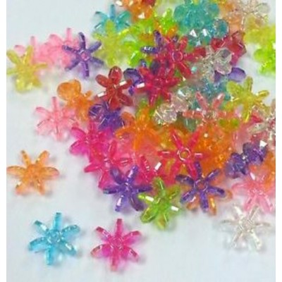 Perles Fleurs 12mm : Couleurs Assorties...