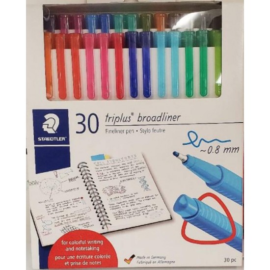 Stylo Feutre Fineliner Triplus 0.8mm\30