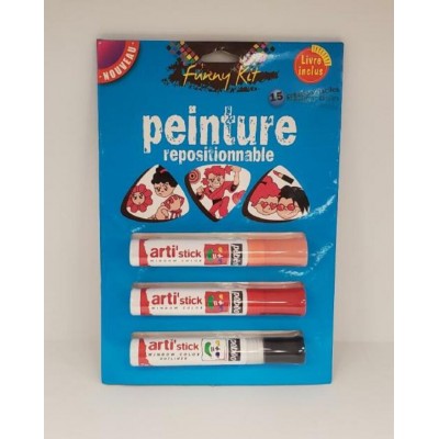 Arti'Stick : Ensemble de Peinture Repositionnable...