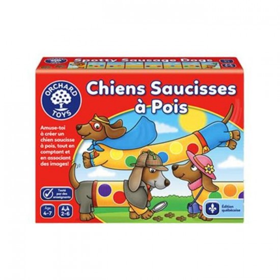 Chiens Saucisses à Pois