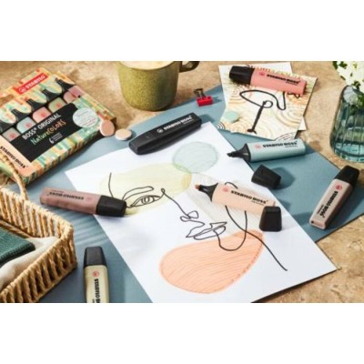 Surligneurs Stabilo Boss : Couleurs de la Nature\4