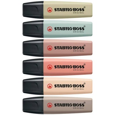 Surligneur Stabilo Boss : Couleurs de la Nature\1...