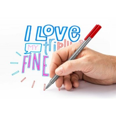 Stylo Feutre Fineliner Triplus - 0.3mm\ens. de 12
