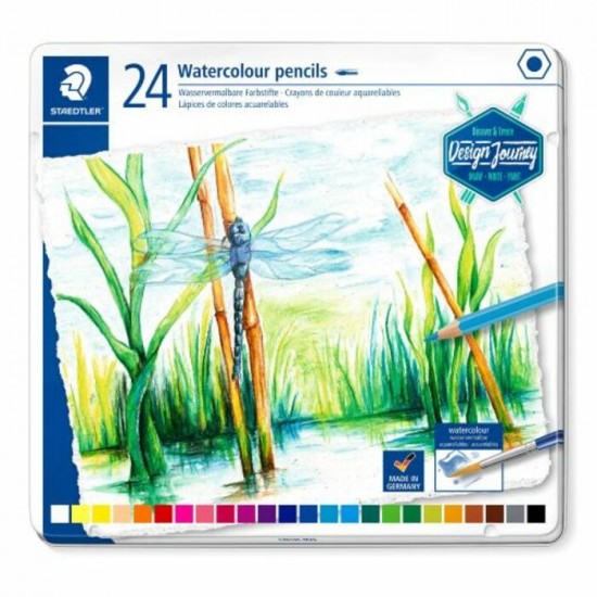 Crayons de Couleurs Aquarelle Steadler\ens. de 24