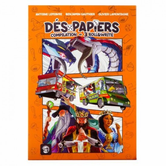 Dés-Papiers : Compilation de 3 Roll & Write...