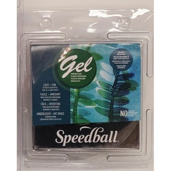 Plaque d'Impression au Gel Speedball - 5x5''